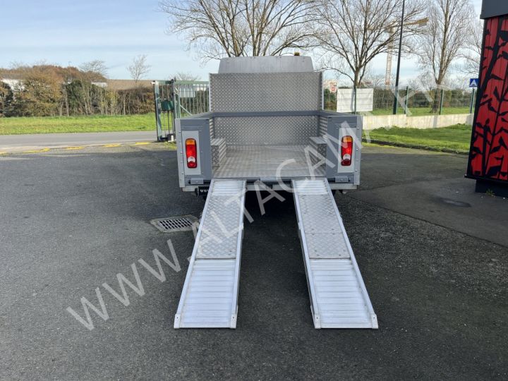 Chassis + body Renault Heavy equipment carrier body 170CV PICK UP RAMPES ALUMINIUM AMOVIBLES PORTE ENGIN GRIS - 5