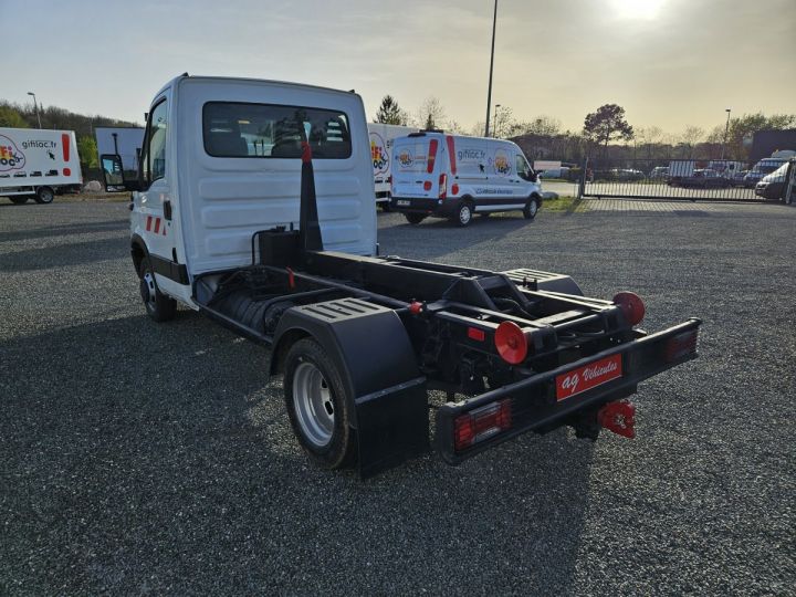 Chassis + body Iveco Daily Hookloader Ampliroll body 35C12 POLYBENNE 3T5 RECONDITIONNE  BLANC  - 2