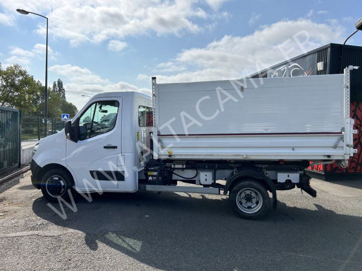 Chassis + body Nissan Interstar Hookloader Ampliroll body AMPLIROLL 165CV ROUES JUMELEES BRAS DALBY CROCHET BLANC - 5