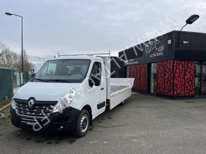 Chassis + body Renault Master Platform body 145cv HAYON ELEVATEUR DHOLLANDIA 750KGS PLATEAU RIDELLES  BLANC - 7