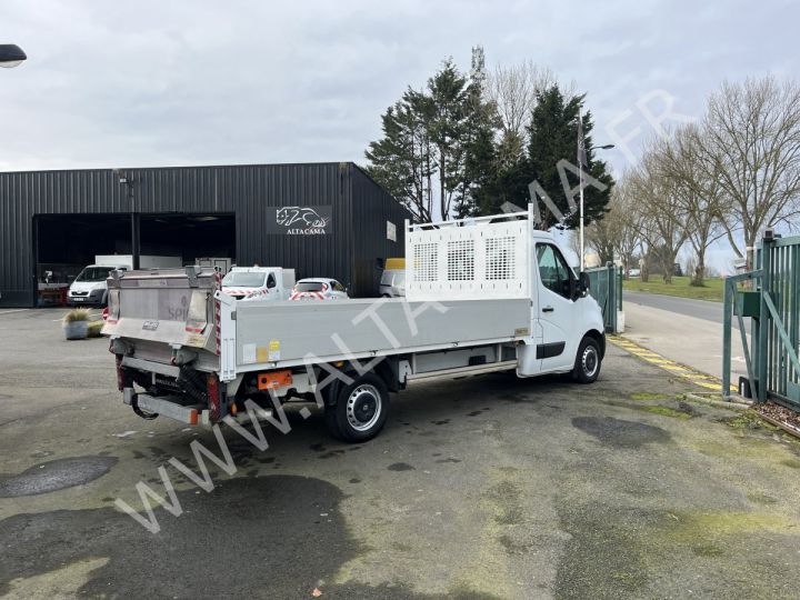 Chassis + body Renault Master Platform body 145cv PLATEAU RIDELLES HAYON ELEVATEUR DHOLLANDIA 750KGS BLANC - 5