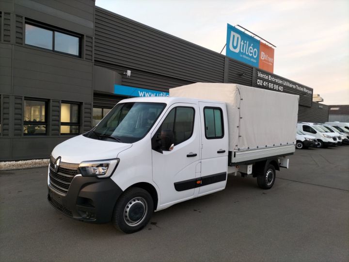 Chassis + body Renault Master Platform body L3 2.3 DCI 135CH PLATEAU DEBACHABLE DOUBLE CABINE 7 PLACES BLANC - 1