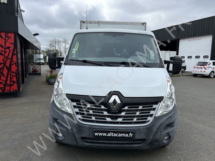 Chassis + body Renault Master 125cv DOUBLE CABINE 7 PLACES HAYON ELEVATEUR DHOLLANDIA PORTE LATERALE BLANC - 13