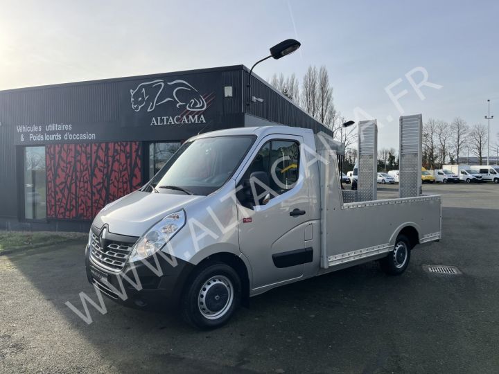 Chasis + carrocería Renault Gondola lleva maquinas 170CV PICK UP RAMPES ALUMINIUM AMOVIBLES PORTE ENGIN GRIS - 11