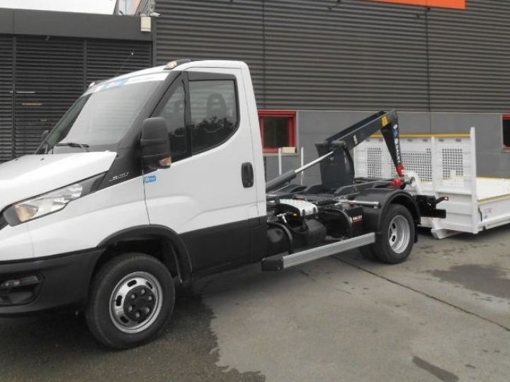 Chassis + carrosserie Iveco Daily Ampliroll Polybenne 35C14H EMP 3450 TOR POLYBENNE BLANC - 1