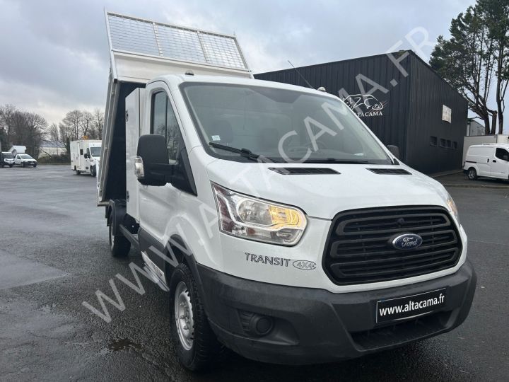 Chassis + carrosserie Ford Transit Benne arrière 155CV  4X4 BENNE COFFRE CROCHET BLANC - 13