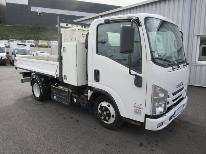 Chassis + carrosserie Isuzu NLR Benne arrière BENNE + COFFRE L35 150CV  - 1