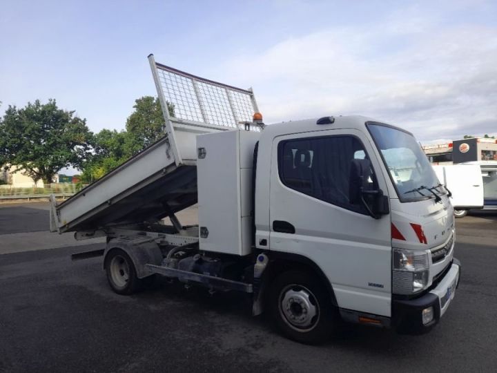 Chassis + carrosserie Mitsubishi Canter Benne arrière 3C15 N28 BENNE BLANC - 2