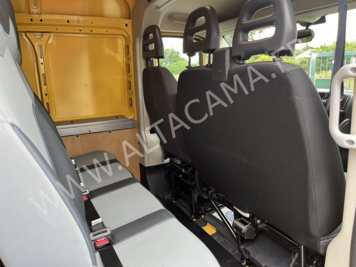 Chassis + carrosserie Fiat Ducato Caisse fourgon + Hayon élévateur MULTIJET 2.0 115cv DEMI-HAYON ELEVATEUR 7 PLACES PORTE LATERALE BLANC - 5