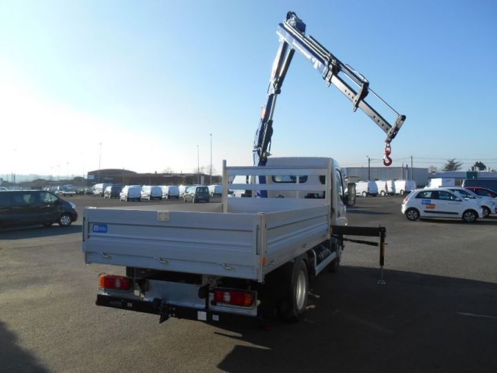 Chassis + carrosserie Mitsubishi Canter Plateau + grue 3S15 N28 BLANC - 3