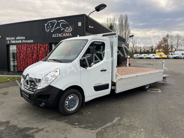 Chassis + carrosserie Renault Master Plateau 145cv PLATEAU RIDELLES HAYON ELEVATEUR DHOLLANDIA 750KGS BLANC - 5