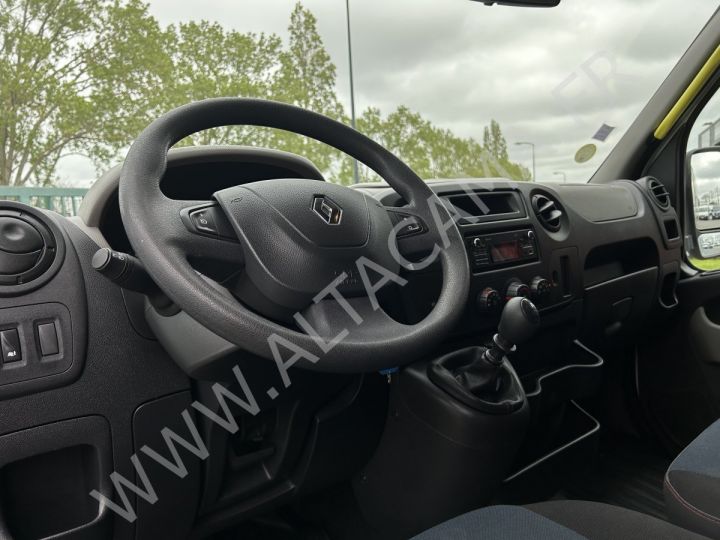 Chassis + carrosserie Renault Master 125cv DOUBLE CABINE 7 PLACES HAYON ELEVATEUR DHOLLANDIA PORTE LATERALE BLANC - 11