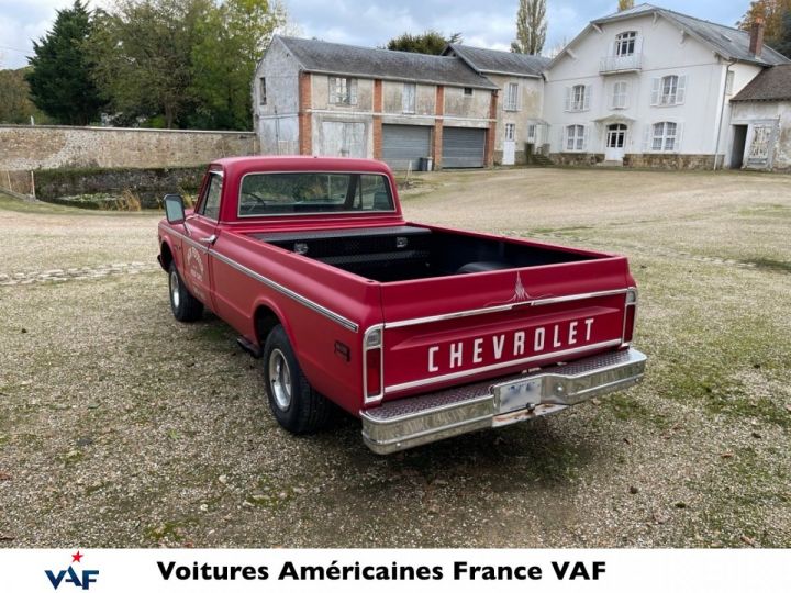 Chevrolet C10 custom deluxe 1972 / véhicule de collection totalement restauré état neuf suspension pneumatique 4 points pots latéraux Rouge satiné  Vendu - 3