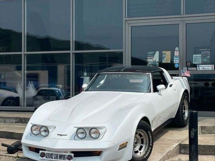 Chevrolet Corvette C3 5.7 Blanc - 1