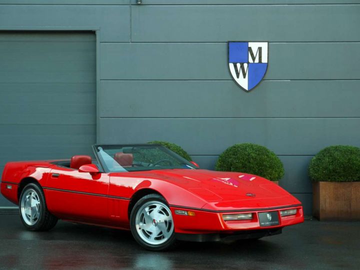 Chevrolet Corvette C4 Cabriolet Belgium Car Rouge - 2