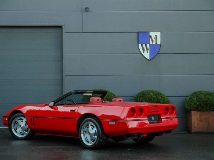 Chevrolet Corvette C4 Cabriolet Belgium Car Rouge - 4