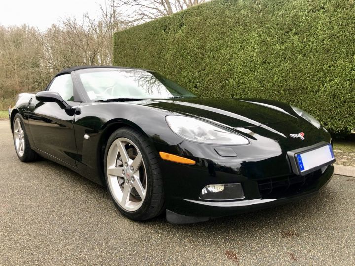 Chevrolet Corvette C6 Cabriolet V8 / Boîte mécanique / Parfait état (entièrement révisée) Noir Vendu - 1