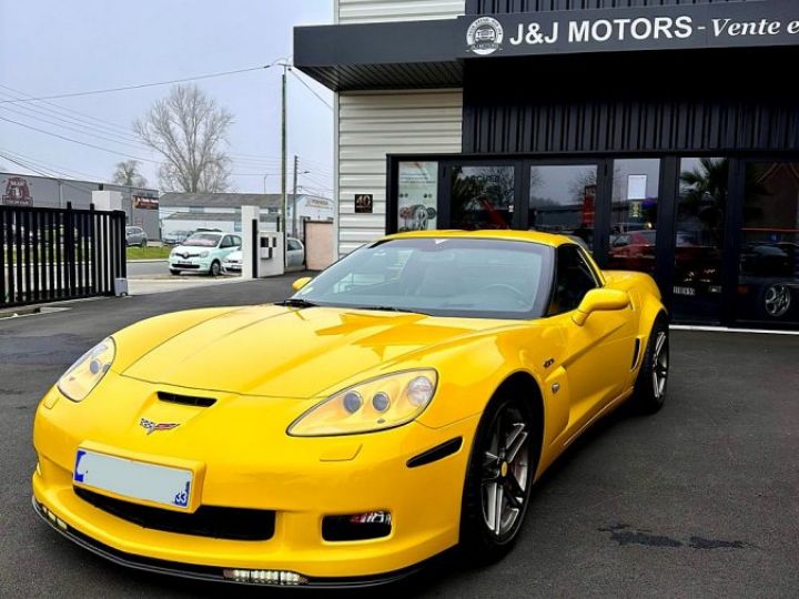 Chevrolet Corvette C6 Z06 7.0 7008cm3 512cv Jaune Nacré - 1