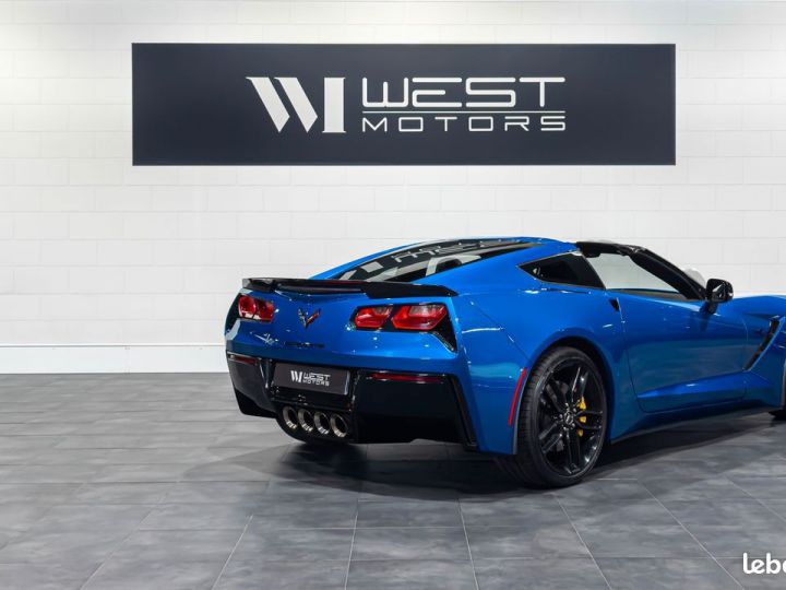 Chevrolet Corvette C7 Stingray Z51 V8 6.2 466 – Française Sièges Compétition Carbone Cam. Recul Bose 784EMOIS Bleu - 4