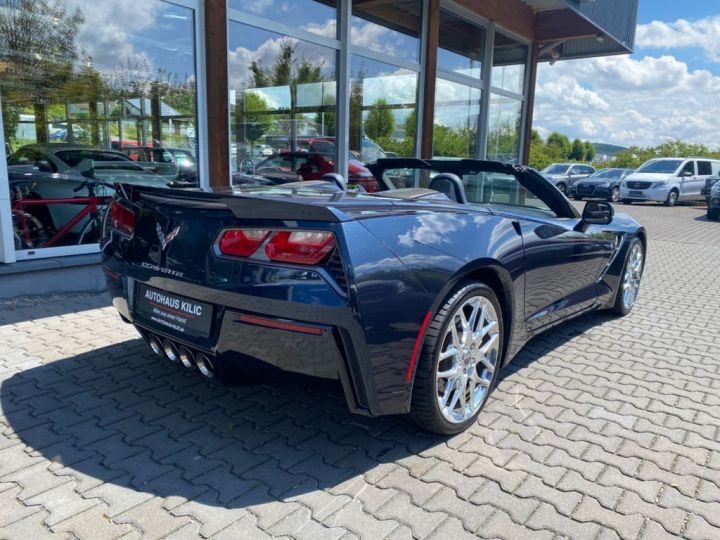 Chevrolet Corvette C7 V8 6.2  Stingray Cabriolet 466 BVA 1èreM Pack Performance BOSE Garantie 12 mois Prémium Bleu - 3