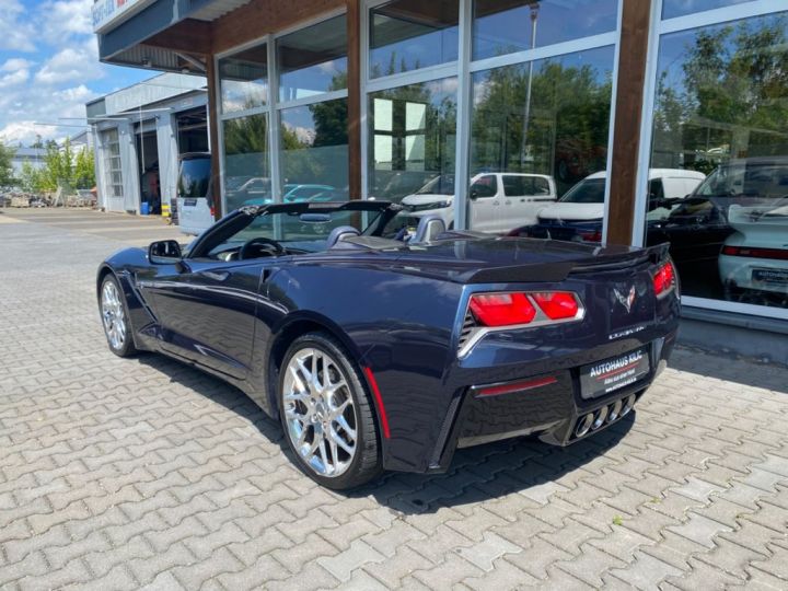 Chevrolet Corvette C7 V8 6.2  Stingray Cabriolet 466 BVA 1èreM Pack Performance BOSE Garantie 12 mois Prémium Bleu - 4