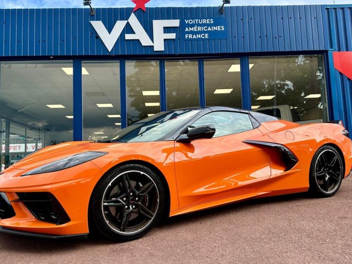 Chevrolet Corvette C8 CORVETTE C8 Z51 LT3 STINGRAY CABRIOLET LAUNCH EDITION V8 6,2L 482 CH Amplify Orange Tintcoat Occasion - 2