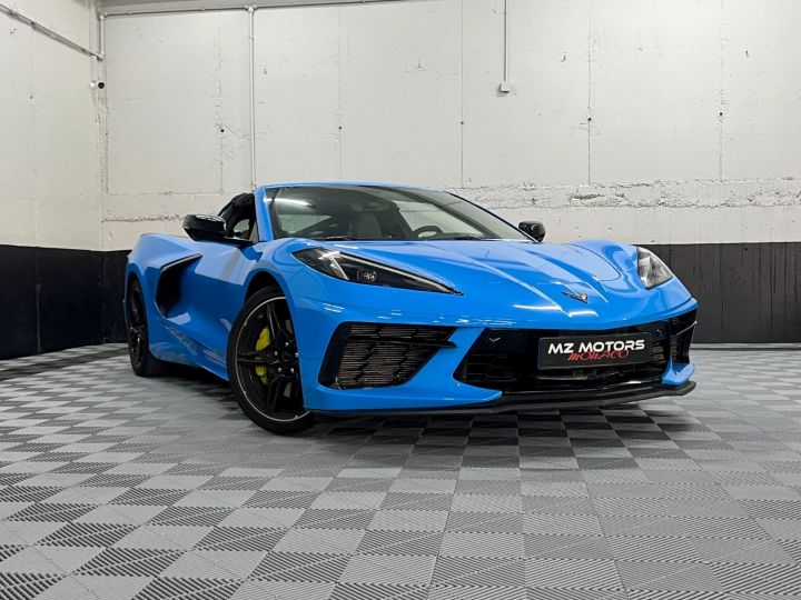 Chevrolet Corvette C8 STINGRAY TARGA 6.2 V8 482 3LT Z51 Rapid Blue Vendu - 7