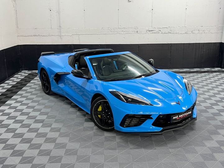 Chevrolet Corvette C8 STINGRAY TARGA 6.2 V8 482 3LT Z51 Rapid Blue Vendu - 8