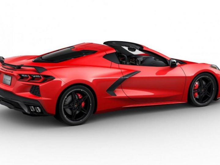 Chevrolet Corvette C8 TARGA 3LT 6.2 V8 BVA8 482CV Rouge Laqué - 5