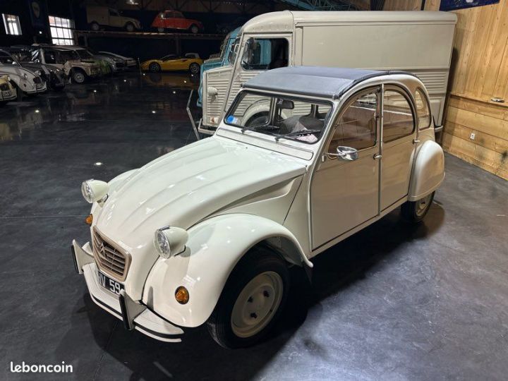 Citroen 2CV 2 CV 2cv6 spécial blanche 10 000km d'origine Blanc - 2