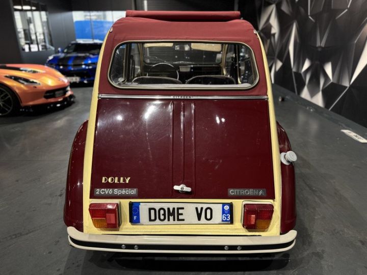 Citroen 2CV AZKA DOLLY 2CV6 602 CM3 29 CH Jaune/bordeaux - 10