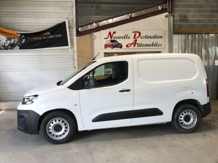 Citroen Berlingo Berlingo Van 1.6 Bluehdi 100ch Club + Pack Chantier+ Grip Control Blanche - 1