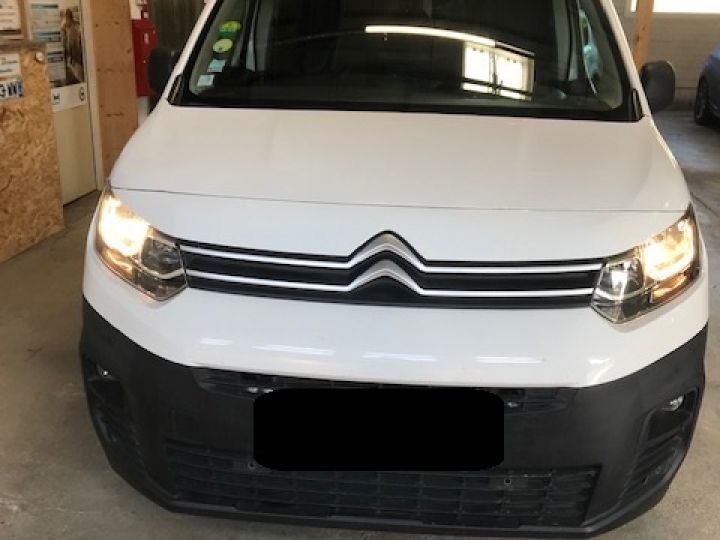 Citroen Berlingo Berlingo Van 1.6 Bluehdi 100ch Club + Pack Chantier+ Grip Control Blanche - 2