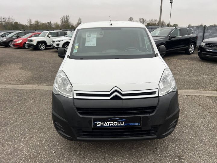 Citroen Berlingo Citroën 1.6 BlueHDi 100ch 1erMain 3Places Clim Régulateur Attelage TVA20% 8,250Euro H.T BLANC - 3