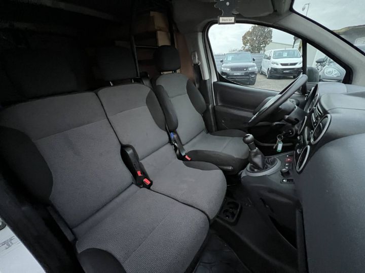 Citroen Berlingo Citroën 1.6 BlueHDi 100ch 1erMain 3Places Clim Régulateur Attelage TVA20% 8,250Euro H.T BLANC - 12