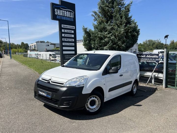 Citroen Berlingo Citroën II 1.6 BlueHDi 75ch 3Places Clim Régulateur 8250€ H.T. TVA20% BLANC - 1