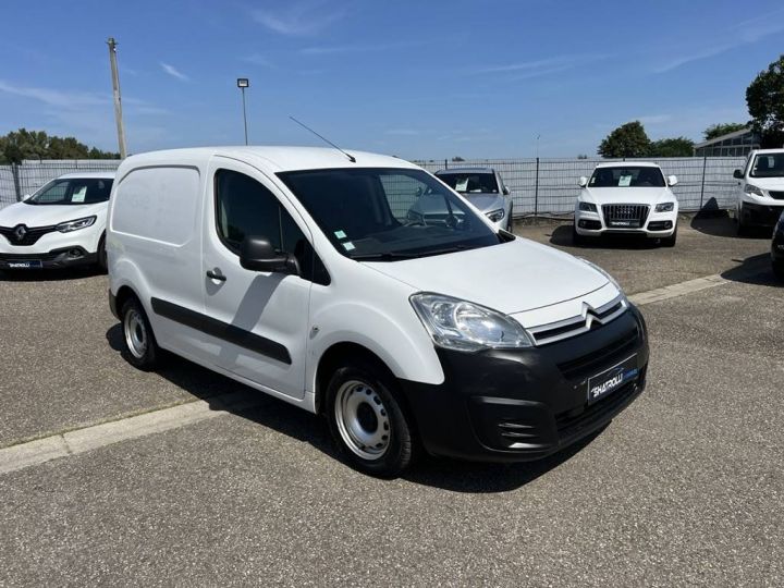 Citroen Berlingo Citroën II 1.6 BlueHDi 75ch 3Places Clim Régulateur 8250€ H.T. TVA20% BLANC - 2