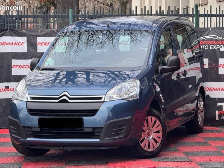 Citroen Berlingo Citroën Multispace 1.6 BlueHDi Phase 2 année 01-2018 127.000KM Certifié Garantie 3 Mois a 7690 euro Bleu - 1