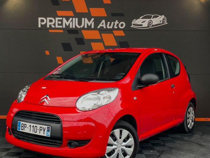 Citroen C1 1.0i 68 Cv Confort 3 Portes Climatisation Faible Kilométrage Crit'Air 1 Ct Ok 2026 Rouge - 1