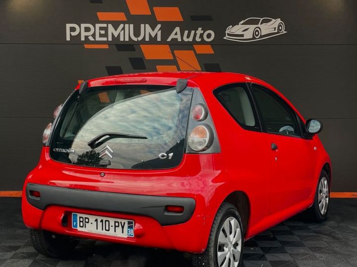 Citroen C1 1.0i 68 Cv Confort 3 Portes Climatisation Faible Kilométrage Crit'Air 1 Ct Ok 2026 Rouge - 3