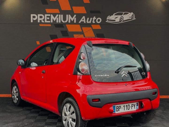 Citroen C1 1.0i 68 Cv Confort 3 Portes Climatisation Faible Kilométrage Crit'Air 1 Ct Ok 2026 Rouge - 4