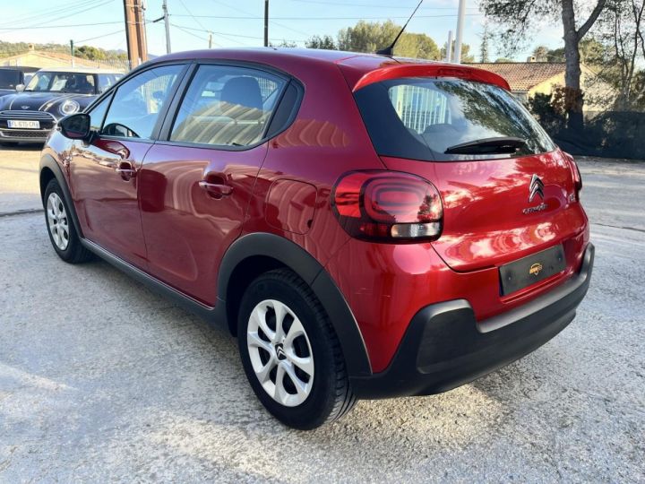 Citroen C3 1.2 PureTech 12V - 82 S&S 2016 BERLINE Feel PHASE 1 ROUGE FONCE - 4