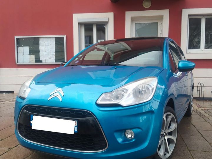 Citroen C3 1.4 vti 95 exclusive full option Bleu - 1