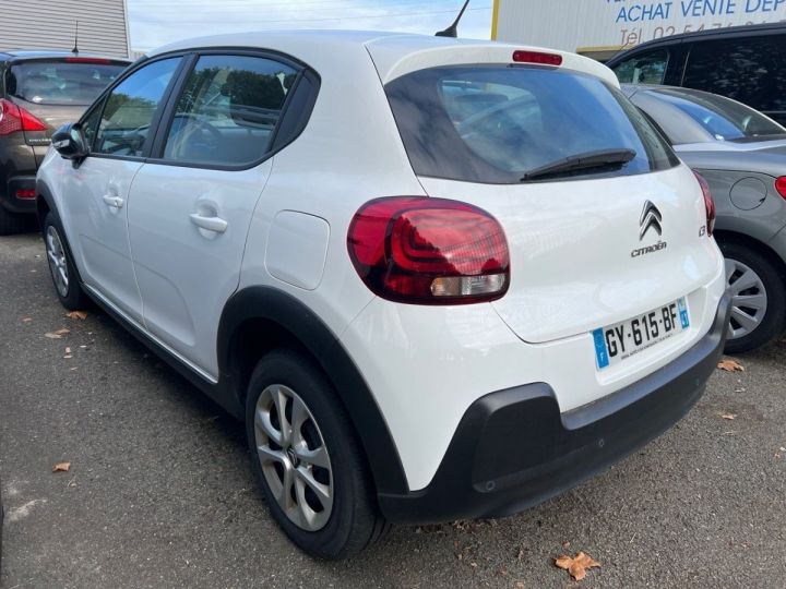 Citroen C3 1.5 BLUEHDI 100CH S&S FEEL PACK E6.D Blanc - 3