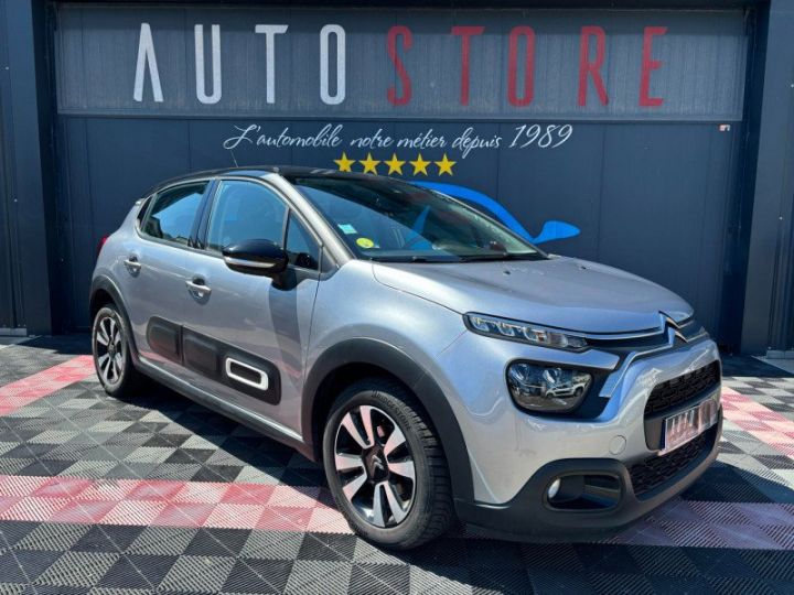 Citroen C3 1.5 BLUEHDI 100CH S&S SHINE BUSINESS Gris Acier Toit Noir - 2