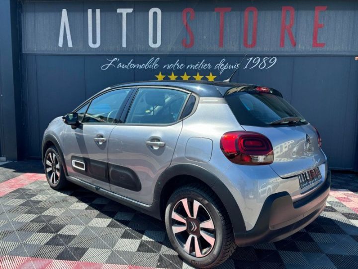 Citroen C3 1.5 BLUEHDI 100CH S&S SHINE BUSINESS Gris Acier Toit Noir - 4