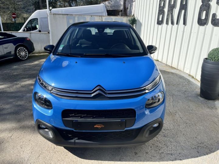 Citroen C3 1.6 BlueHDi - 100 S&S 2016 BERLINE Feel PHASE 1 BLEU FONCE - 2