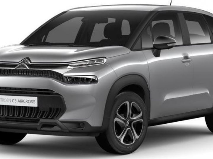 Citroen C3 Aircross 1.2 puretech 110cv bvm6 you + navi Gris acier - 1