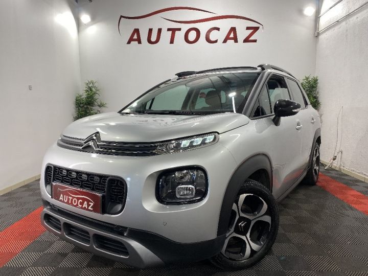 Citroen C3 Aircross BlueHDi 120 SetS EAT6 Shine +78000KM+TOIT OUVRANT+GRIP CONTROL Grise - 1