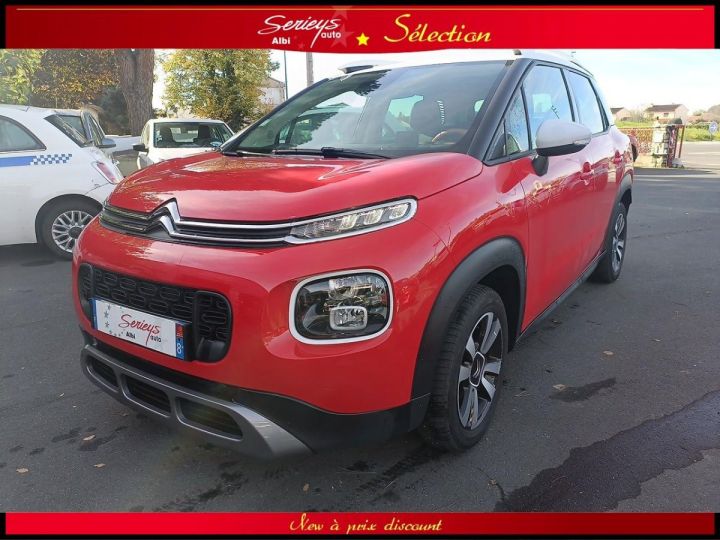 Citroen C3 Aircross SHINE BUSINESS TURBO 110 GPS-CUIR-TETE HAUTE ROUGE TOIT BLANC - 1